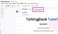 Open Talking-Deck