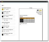 Branding screenshot