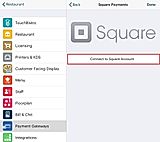 Connect to Square Account