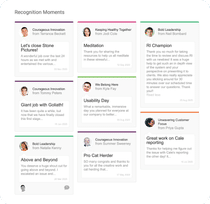 Workhuman Social Recognition Screenshots