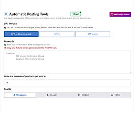 Auto posting
