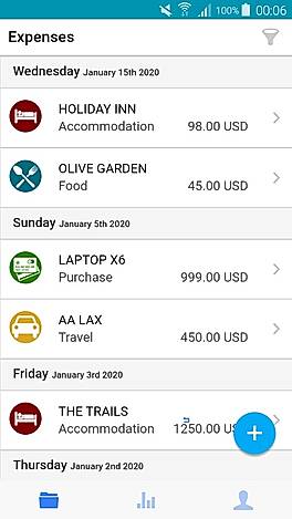 Expenday : Expense screenshot