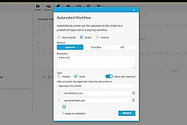 Approve Document screenshot