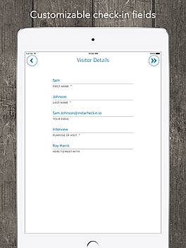 customizable checkin fields