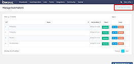 Manage automations