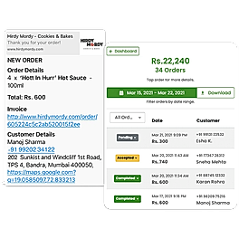 Receive and Manage Orders