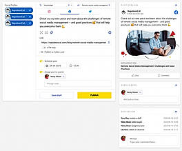 Cross platform post creator