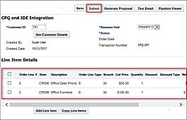 Line Item Details
