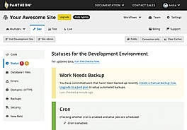 Status for development Environment
