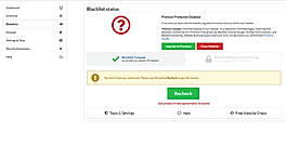Blacklists status