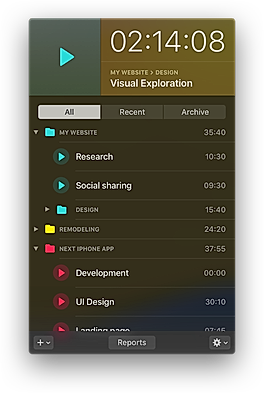 Timepal screenshot