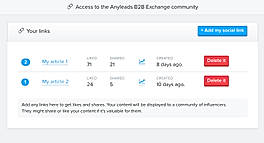 B2B exchange community access