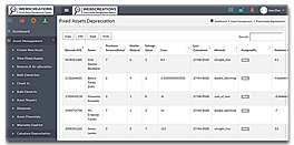 AsseTrack FAMS screenshot