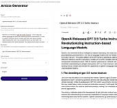 Article Generator