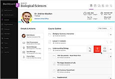 Web course outline instructor