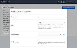 Caller ID options screenshot