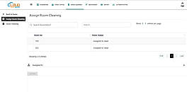 Assign Room Cleaning