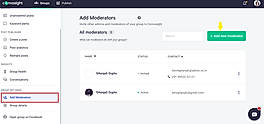 Add Moderators