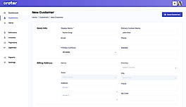 Crater : New Customer screenshot