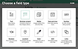 DatoCMS : Modular content screenshot