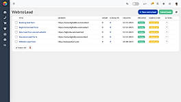 Web to Lead Management screenshot