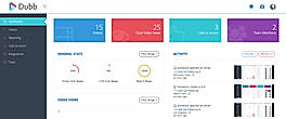 Screenshot of the Dubb dashboard