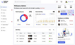 Employee Connect : Dashboard screenshot