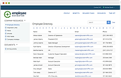 Employee Navigator screenshot