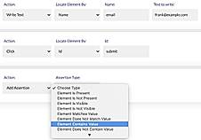 Edit recorded steps screenshot