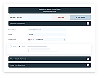 Registration Engine screenshot