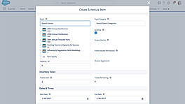 Event agenda builder