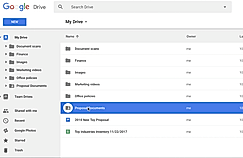 How to save a file in Googel Drive