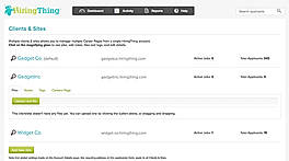 Manage Client and Sites