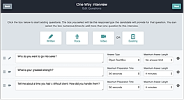 Interview on demand question