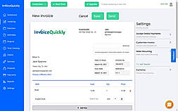 Create Invoice screenshot