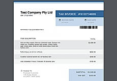 PDF Invoice