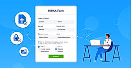 HIPAA Form screenshot