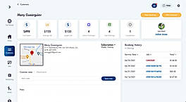 Customer profile screenshot