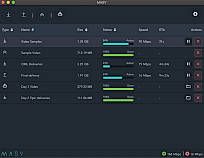 App dashboard active dark