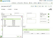 Select the Paste option
