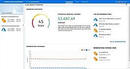Cloud cost optimization screenshot