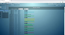 MIDAS : Recent Activity Log screenshot