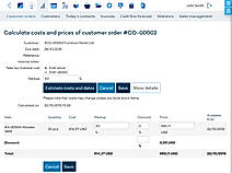 MRP System Estimate screenshot