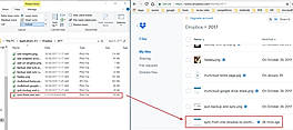 Dropbox sync