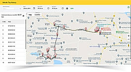 Vehicle Trip History screenshot