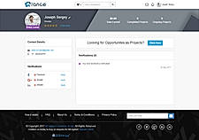 Nlance : Provider's Dashboard screenshot