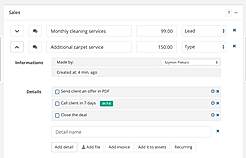 oClient : Sales screenshot