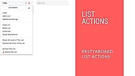 List Actions