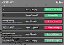 Roombelt : Dashboard screenshot