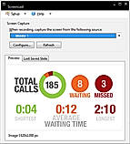 Start and stop your screencast sessions at the touch of a button
